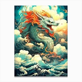 Dragon In The Sky 7 Canvas Print