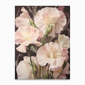 Floral Illustration Lisianthus 2 Canvas Print