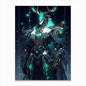 Deer Cybersuit Canvas Print