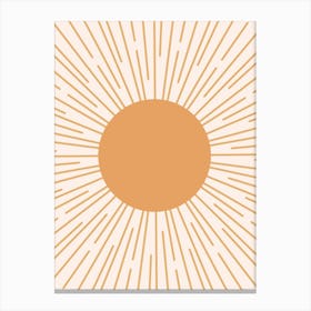 Cheerful Sun Canvas Print