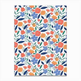 Bolf Floral Pattern Canvas Print