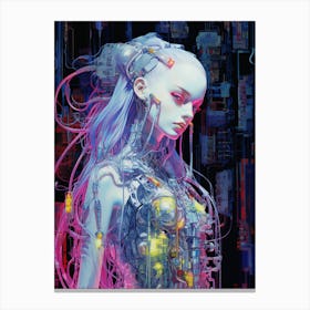 Cybernetic Girlfriend Canvas Print