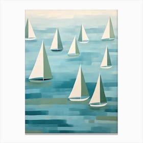 Sailboats 15 Canvas Print