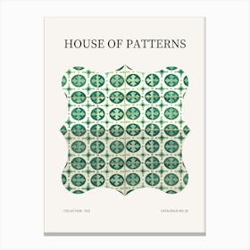 Tile Pattern Poster 27 Canvas Print