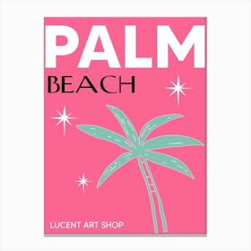 Palm Beach Canvas Print