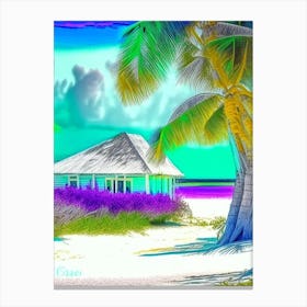 Little Cayman Cayman Islands Soft Colours Tropical Destination Canvas Print