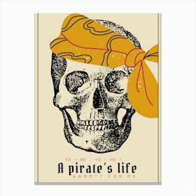 Pirate Skull Canvas Print