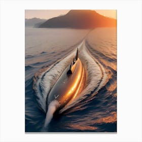Futuristic Submarine -Reimagined Canvas Print