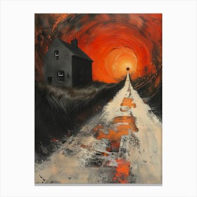 Sunset Road 2 Canvas Print