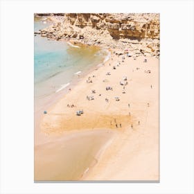 Warm Summer Beach Day Canvas Print
