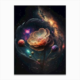 Universe flowers Canvas Print