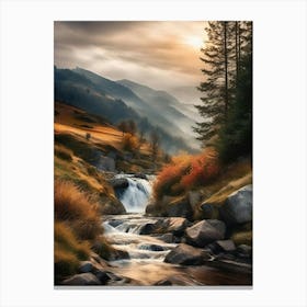 Autumn In The Mountains 51 Canvas Print