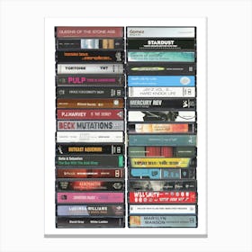 1998 Music - Cassette Print - Born in '98 Canvas Print