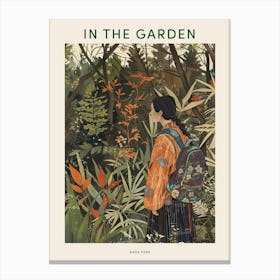 In The Garden Poster Nara Park Japan 3 Canvas Print