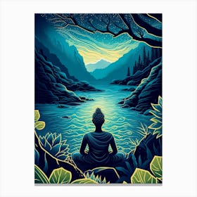 Buddha Meditation Canvas Print