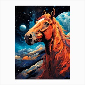 Horse In The Sky Canvas Print