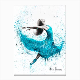 Turquoise Rain Dancer Canvas Print