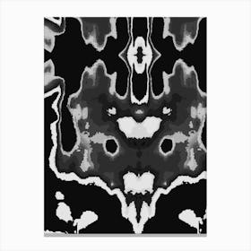 Black And White Abstract Canvas Print