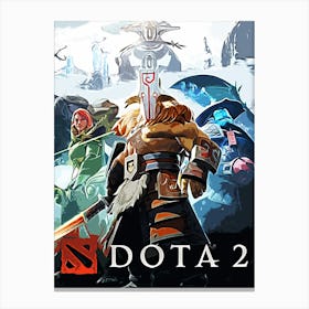 Dota 2 4 Canvas Print