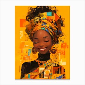 African Girl 1 Canvas Print