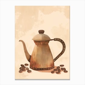 Love Coffee Canvas Print