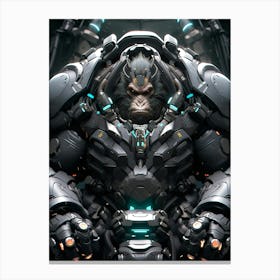 Gorilla In Space Canvas Print