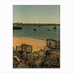 Fishermans Catch Summer Beach Portugal Canvas Print