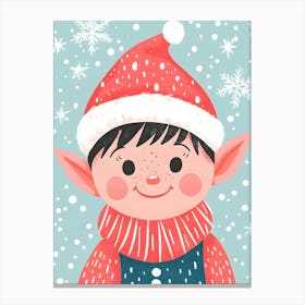 Elf On The Shelf Canvas Print