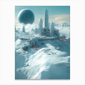 Space City Canvas Print