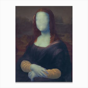 Questions #6 Mona Lisa Canvas Print