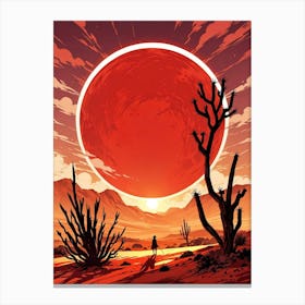 Red Planet 5 Canvas Print