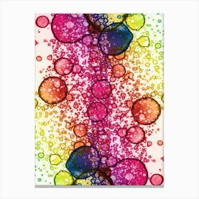 Abstraction Watercolor Balls 2 Canvas Print