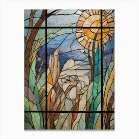 Stained Glass Window Canvas Print