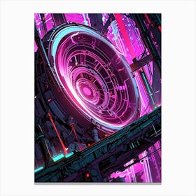 Futuristic Spaceship 3 Canvas Print