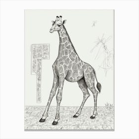 Giraffe 28 Canvas Print