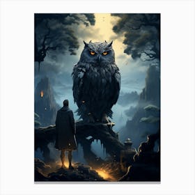Owl art Canvas Print
