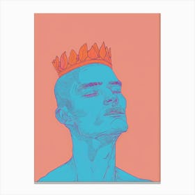 King Illustration 1 Canvas Print