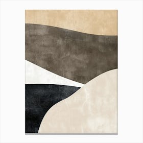 Sandstone Harmony Minimalist Style Canvas Print