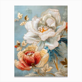 Chinese Floral Painting 18 Canvas Print