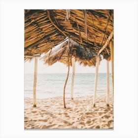 Warm Beach View Canvas Print