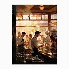 Coffee Shop 3 Canvas Print