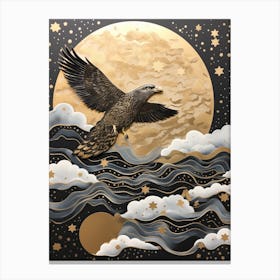 Falcon 4 Gold Detail Painting Canvas Print