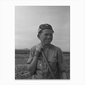 Untitled Photo, Possibly Related To Boy In The Vocational Training Class, Gardening, At The Fsa (Farm Security Canvas Print