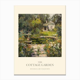 Cottage Dream Cottage Garden Poster 5 Canvas Print