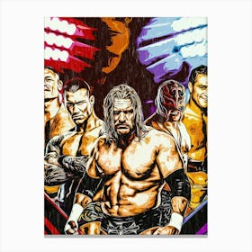 Man Of Smack Down Canvas Print