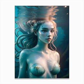 Mermaid -Reimagined 25 Canvas Print