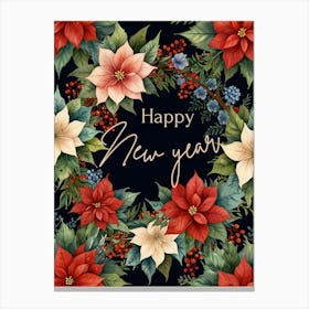 Happy New Year 5 Canvas Print