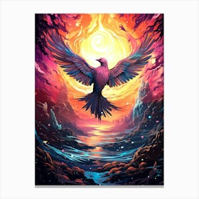 Phoenix Bird Canvas Print