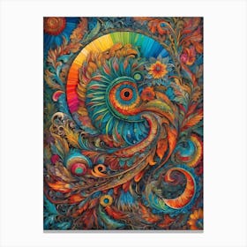 Psychedelic Painting 8 Canvas Print