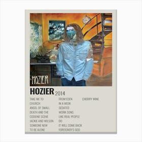 Xingba Hozier By Hozier Singer Music Cover Poster 1 Canvas Print